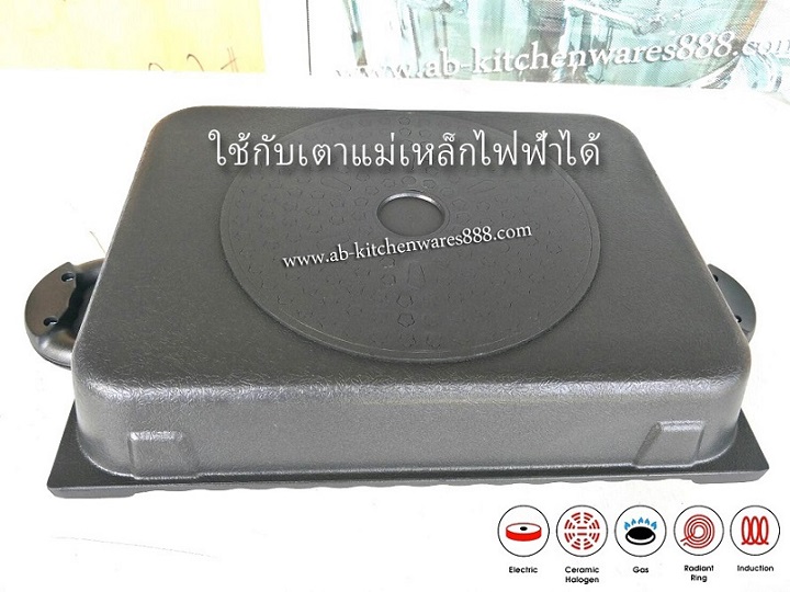 รูปภาพที่#3 ของสินค้า : กระทะปิ้งย่าง 2in1,กระทะ 2ช่อง (36x27cm.) รูปภาพที่3 ของสินค้า : กระทะปิ้งย่าง 2in1,กระทะ 2ช่อง (36x27cm.)